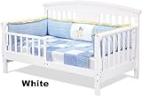 DaVinci Elizabeth II Convertible Toddler Bed in White DaVinci Elizabeth II Convertible Toddler Bed in White
