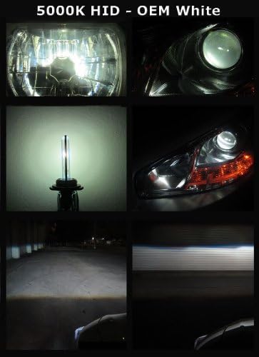 VisionPRO Gen II 5000K (OEM White) H9 Xenon HID Replacement Light Bulbs 2 Year Warranty