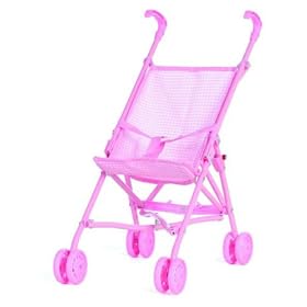 Cute Baby Doll Stroller - Pink by Castle