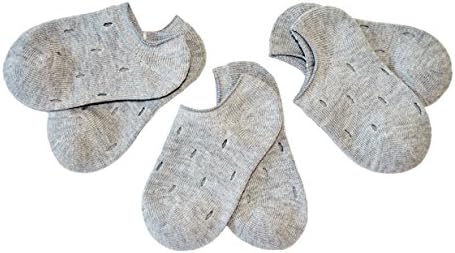 Petescilla Unisex-Toddler Invisible Liner Socks 3 Pack Size 2y-4y (3-pack Gray)