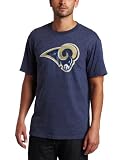 NFL Men's St. Louis Rams Vintage Logo III Short Sleeve Basic Tee (Athletic Navy Heather, XX-Large)