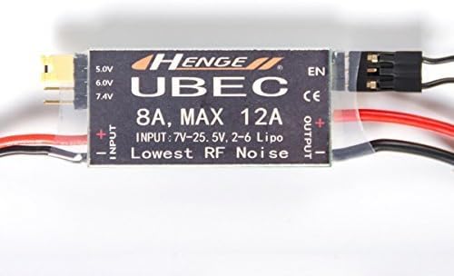 HENGE 5v/6v/7.4v 8A UBEC 7V-25.5V Input 2-6 Lipo