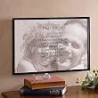 Father's Day Gifts - Personalized Photo Canvas Art - Sentiments For Him 12 x 18