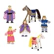 Melissa & Doug Royal Family Wooden Doll Set
