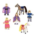 Melissa & Doug Royal Family Wooden Doll Set