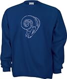 Los Angeles Rams Classic NFL Throwback Logo Crewneck Sweatshirt