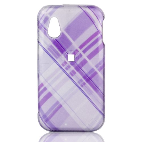 Talon Phone Shell for LG GT950 Arena (Plaid - Purple)