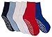 N'Ice Caps Little And Big Boys 6 Pack Crew Socks Cotton/Spandex Assortment