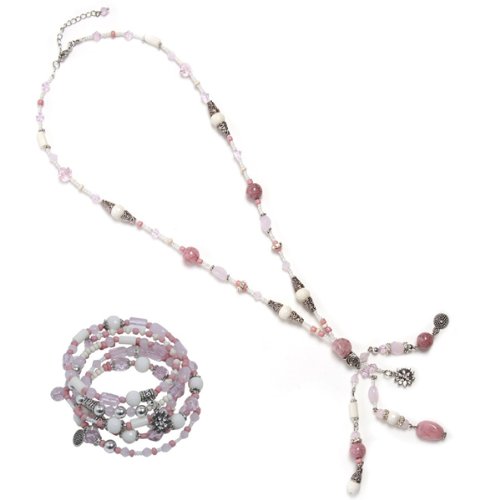 Schmuck-Art Damen-Set Kette/Armreif Leni ros&eacute; 30764 Preisvergleich