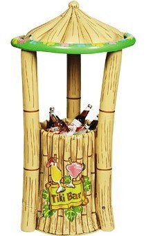 Tiki Bar Inflatable Tropical Luau Party Cooler