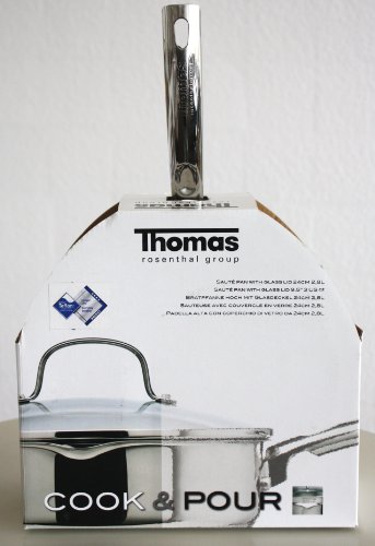 Thomas Cook&Pour Antihaft Pfanne hoch 24 cm,Bratpfanne,Induktion,NEU 