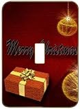 Light Switchplate Cover - Single Toggle - Metal-Designer Switch Plate: Christmas - Xmas - (SCSXM-006)