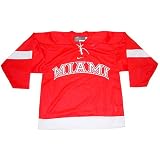 Nike - Miami RedHawks Nike Replica Away Hockey Jersey