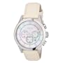 Esprit Damen-Armbanduhr Rotunda White Chrono Chronograph Quarz Leder ES000ER1005