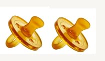 Natursutten BPA-Free Natural Rubber Pacifier, Orthodontic, 0-6 Months, 2 Pack
From Natursutten
