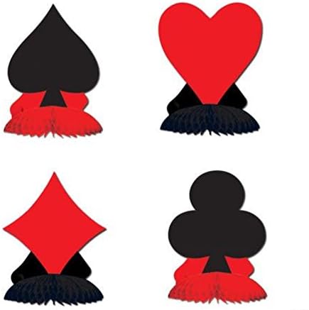 Dreamcasual - Casino Vegas Alice In Wonderland Party MINI Decorations