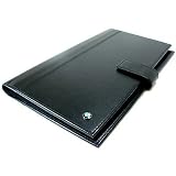 BMW Black Leather Large CD Case