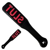 12 Leather Slut Impression Paddle