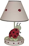 Kids Line Lamp Base & Shade - Lady Bug