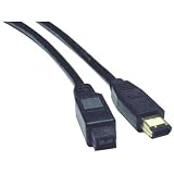 Tripp Lite F017-006 IEEE 1394b Firewire 800 Gold Hi-speed Cable, 9pin/6pin - 6ft