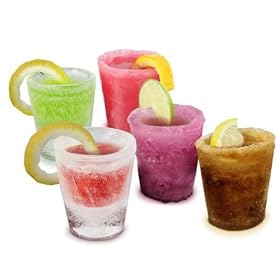 Freeze Ice Shot Glasses Frozen ice moulds x 12 Pack