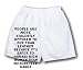 White Boxer Short with People are more violently opposed to fur than leather because ...