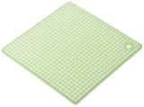 SiliconeZone Grid Pot Holder, Translucent Green
