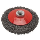 Buy 4 1 2 CRIMPED CARBON STEEL WIRE BEVEL BRUSH FOR GRINDER by Harbor Freight Tools