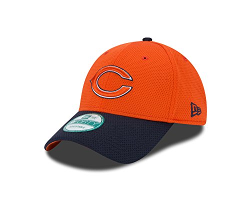 NFL Chicago Bears Fundamental Tech 2 9forty Adjustable Cap, Orange, One Size