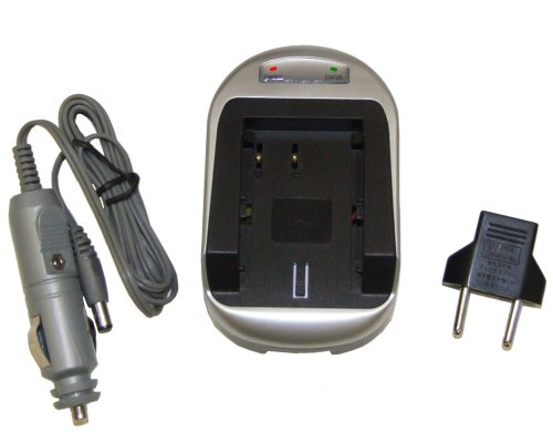 Hitech - Smart Battery Charger for Sony Cybershot DSCW55 (Silver / Black/ Pink/ Light Blue Color) Digital Camera Battery