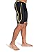 SKINS A200 Men's Compression Half Tights, Small, Black/Yellow