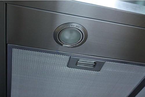 New CHS Stainless Steel Under Cabinet Range Hood 30" UC200-1830W with LED Lamps - Single Chamber Ultra Quiet Motor