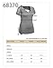 Women's V Neck Short Sleeve Lace Mesh Inset Top