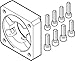 FESTO 1190796 EAMF-A-80A-140A MOTOR FLANGE - SUPPLIED IN PACK OF 1