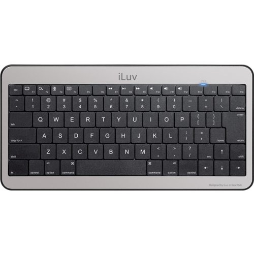 iLuv WorkStation Bluetooth Keyboard for iPad 2, iPhone 4, 3GS and iPod Touch 4G (iBTKB20BLK)