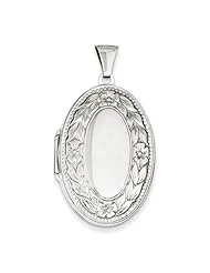 Sterling Silver Oval Locket