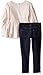 Nautica Girls' Teddy Faux Fur Vest, Shirt and Jegging Set