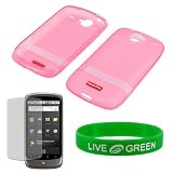 41heCW4UA8L. SL160  Magenta Crystal Skin TPU Case and Screen Protector for HTC Google Nexus One Phone T Mobile