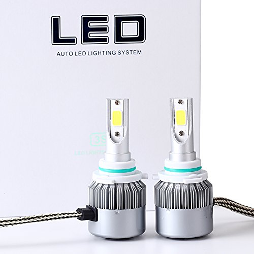 HYB 72W 7200LM 9006 LED Car Headlight Kit Bulb Light Conversion Kit 6000K (Pack of 2)