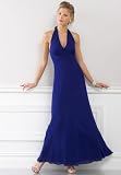 The Breakers Silk Halter Gown