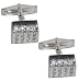 Cufflinks Pair Sterling Silver Zircon Gemstone (cflng234)