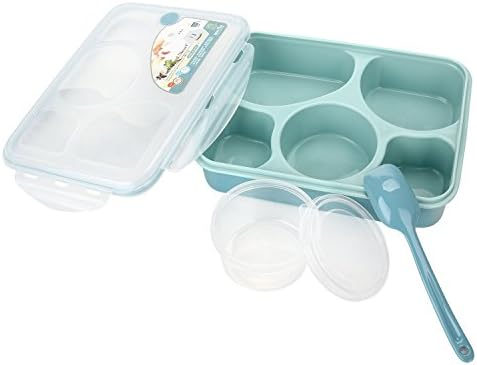SAKUTANE Lunch Box with Separated Containers Blue