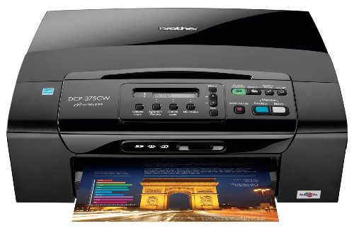 Brother - DCP-375CW - Imprimante multifonctions jet d'encre couleur - Ecran LCD - Wifi - Lecteur cartes média - USB - 32 Mo