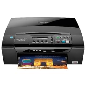 Brother - DCP-375CW - Imprimante multifonctions jet d'encre couleur - Ecran LCD - Wifi - Lecteur cartes m�dia - USB - 32 Mo