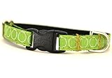 Apple Green White Circles Meadow Cat Collar