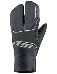Sports: Louis Garneau LG Super Shield Lobster Gloves - BLACK, Large - Louis Garneau