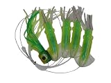 Saltwater Fishing Lure "Dolphin Green Squid Daisey Chain FREE SHIPPING AND 20% CUSTOMER APPRECIATION DISCOUNT!