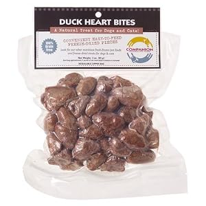 Click to buy Dog Training Treat: Fresh Is Best Freeze-Dried Raw Whole Duck Heart Treats from Amazon!