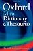 Oxford Mini Dictionary and Thesaurus (Dictionary/Thesaurus)