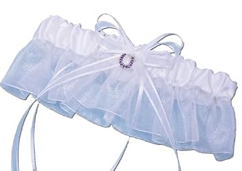 Lucky in Love Rhinestone Horseshoe Garter